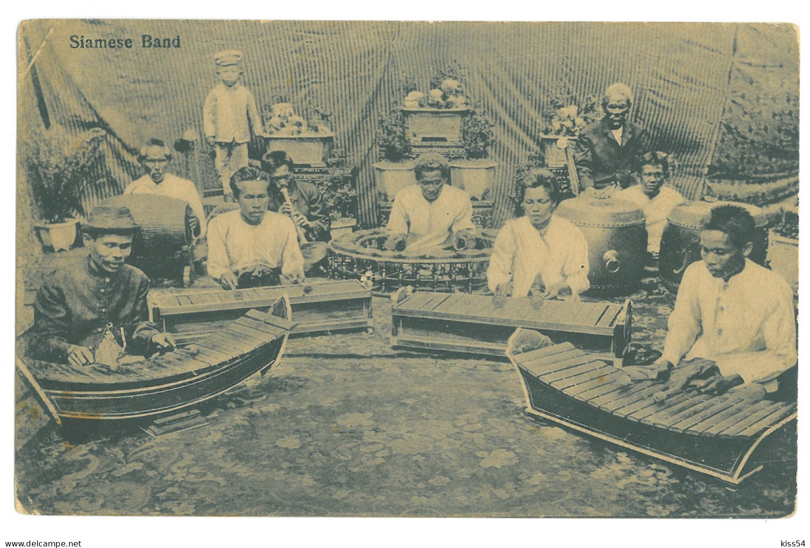 TH 60 - 17614 MUSIC BAND, Thailand - Old Postcard - Unused - Thaïland