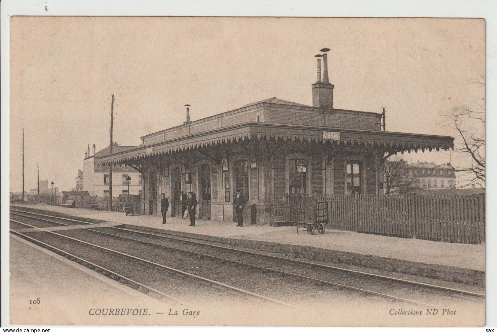 2418-347   Courbevoie La Gare      Dep 92  Retrait Le 19-05 - Courbevoie