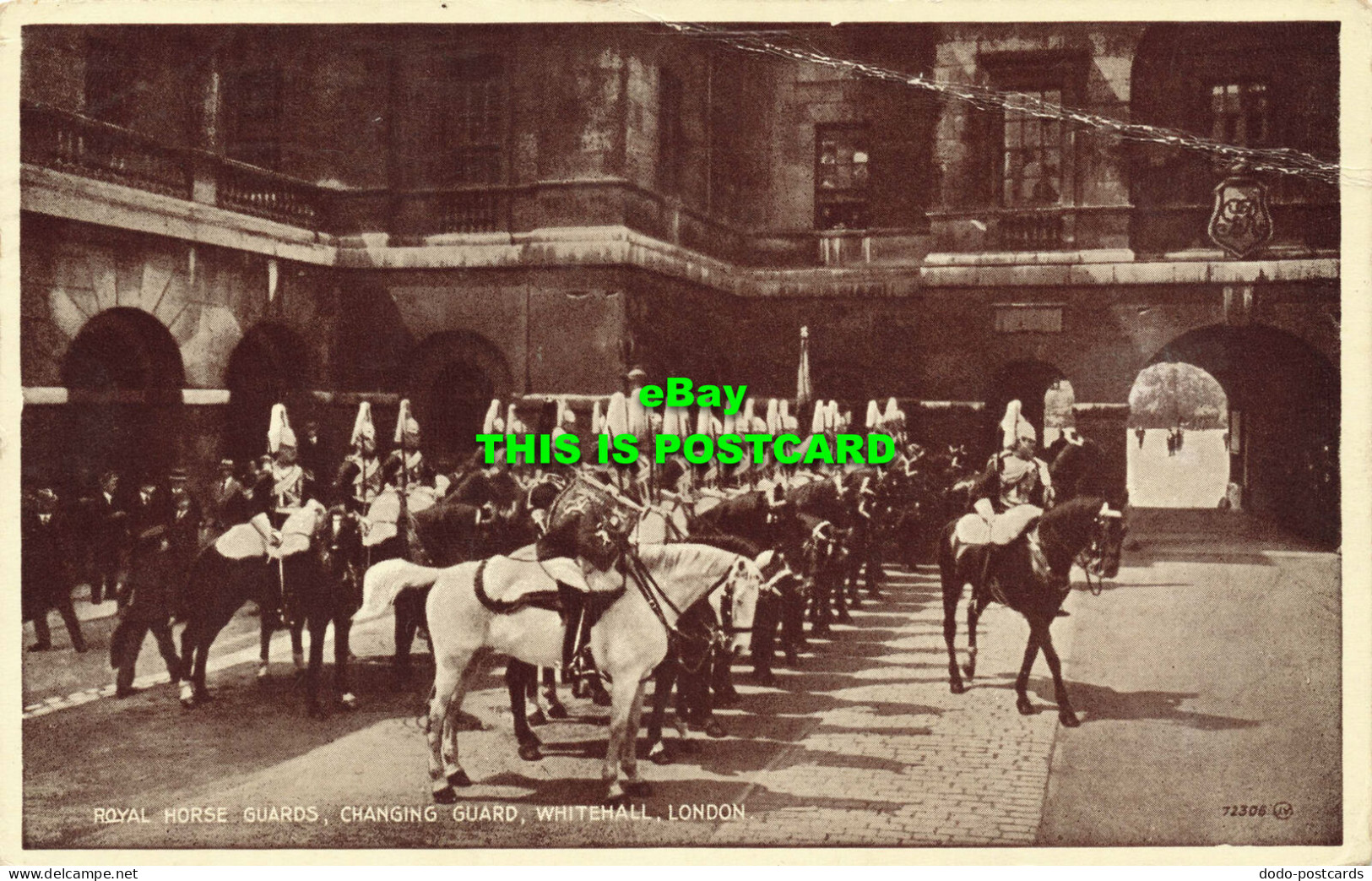 R598783 London. Whitehall. Changing Guard. Royal Horse Guards. Valentine. Photot - Andere & Zonder Classificatie