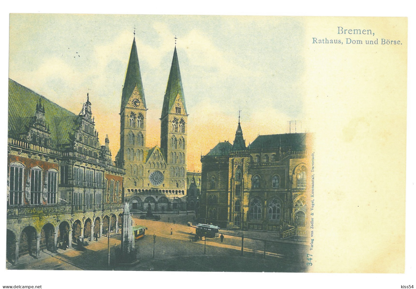 GER 28 - 16854 BREMEN, Litho, Germany - Old Postcard - Unused - Bremen