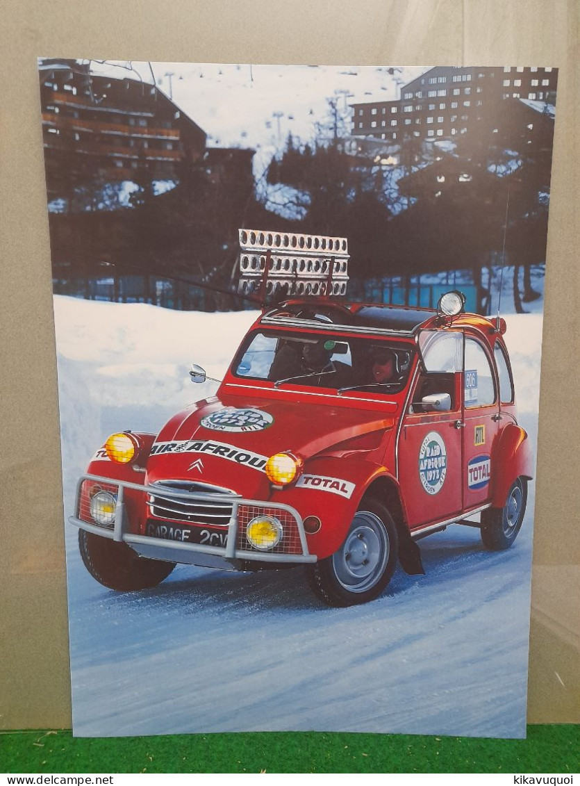 CITROEN 2CV 2 CV RALLYE - AFFICHE POSTER - Voitures