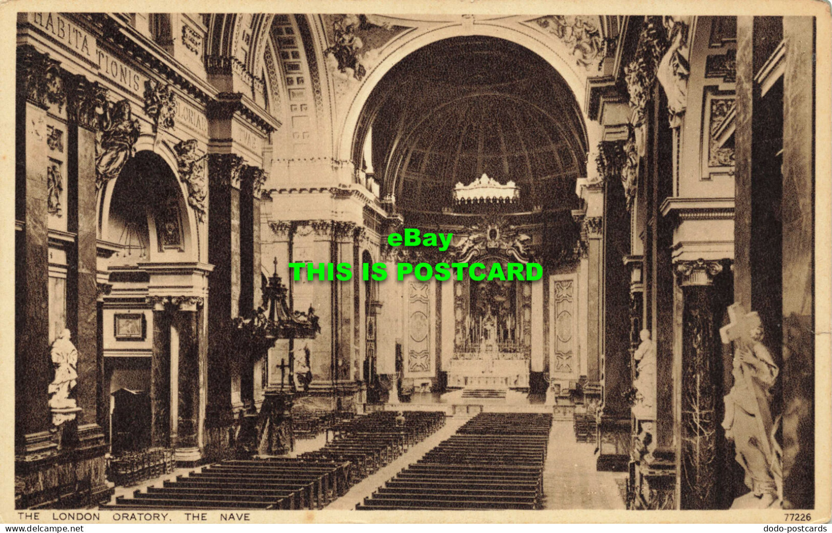 R598417 The London Oratory. The Nave. Photochrom - Other & Unclassified