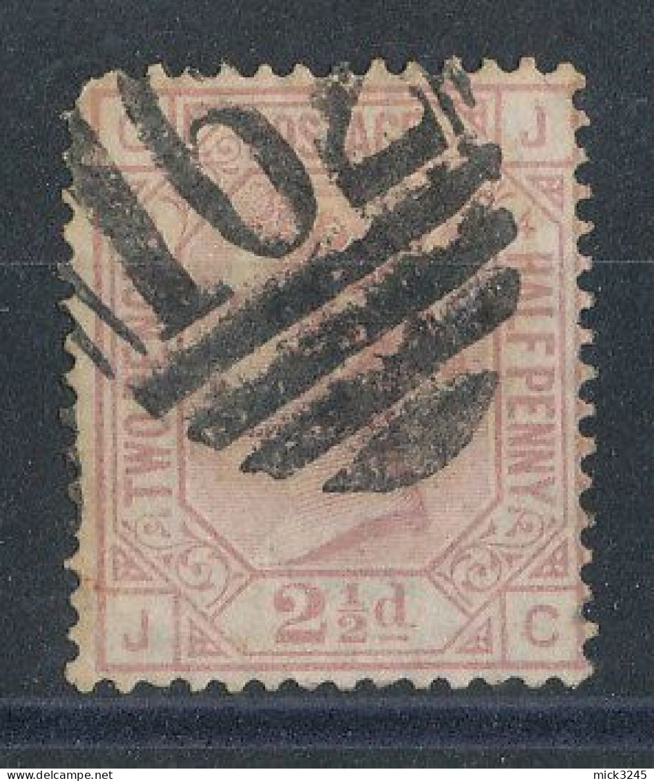 GB  N°56 Victoria 2,5p Rose De 1875 - Planche 4 - Used Stamps