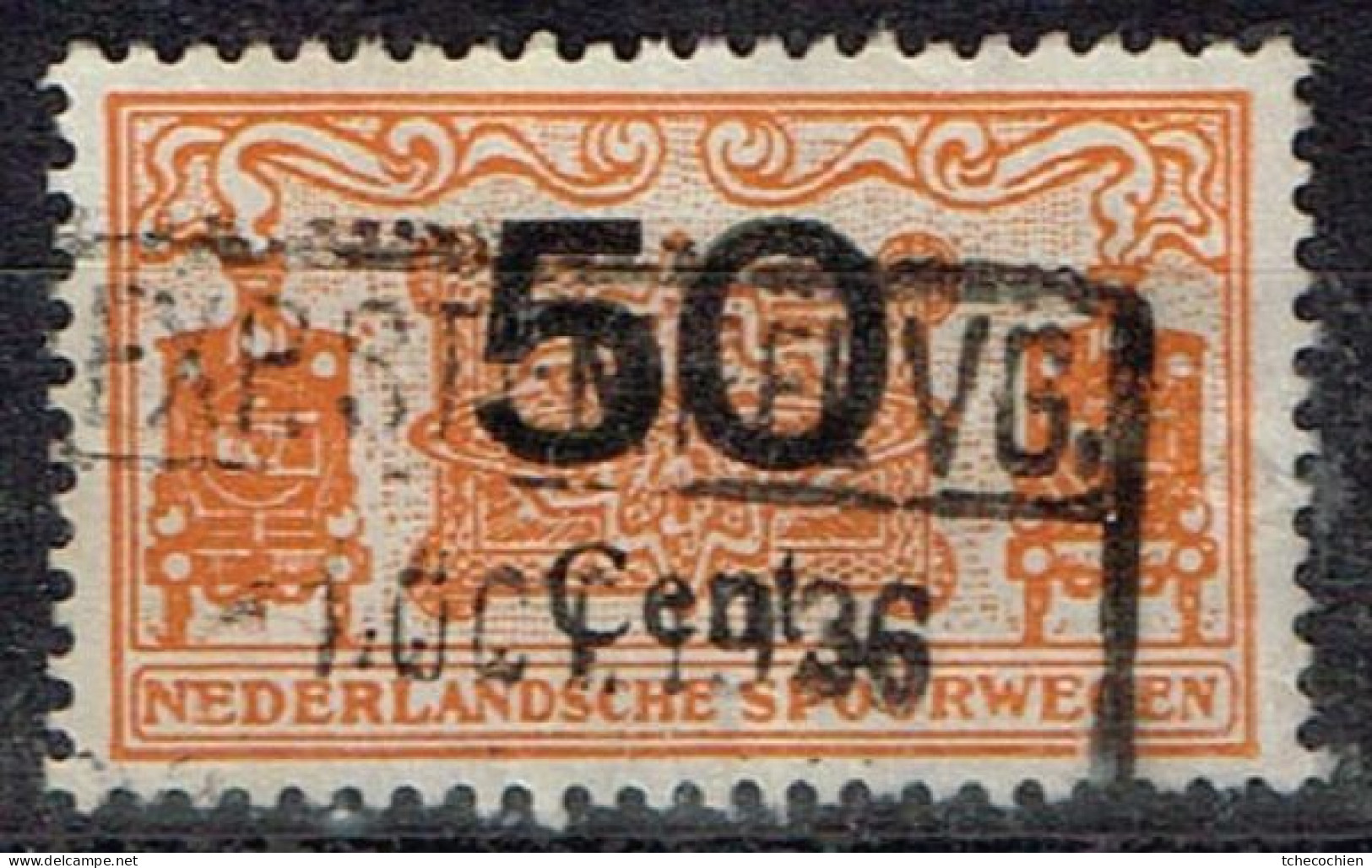 Pays-Bas - Nederlandsche Spoorwegen - Cancel OCT 1936 - Chemins De Fer