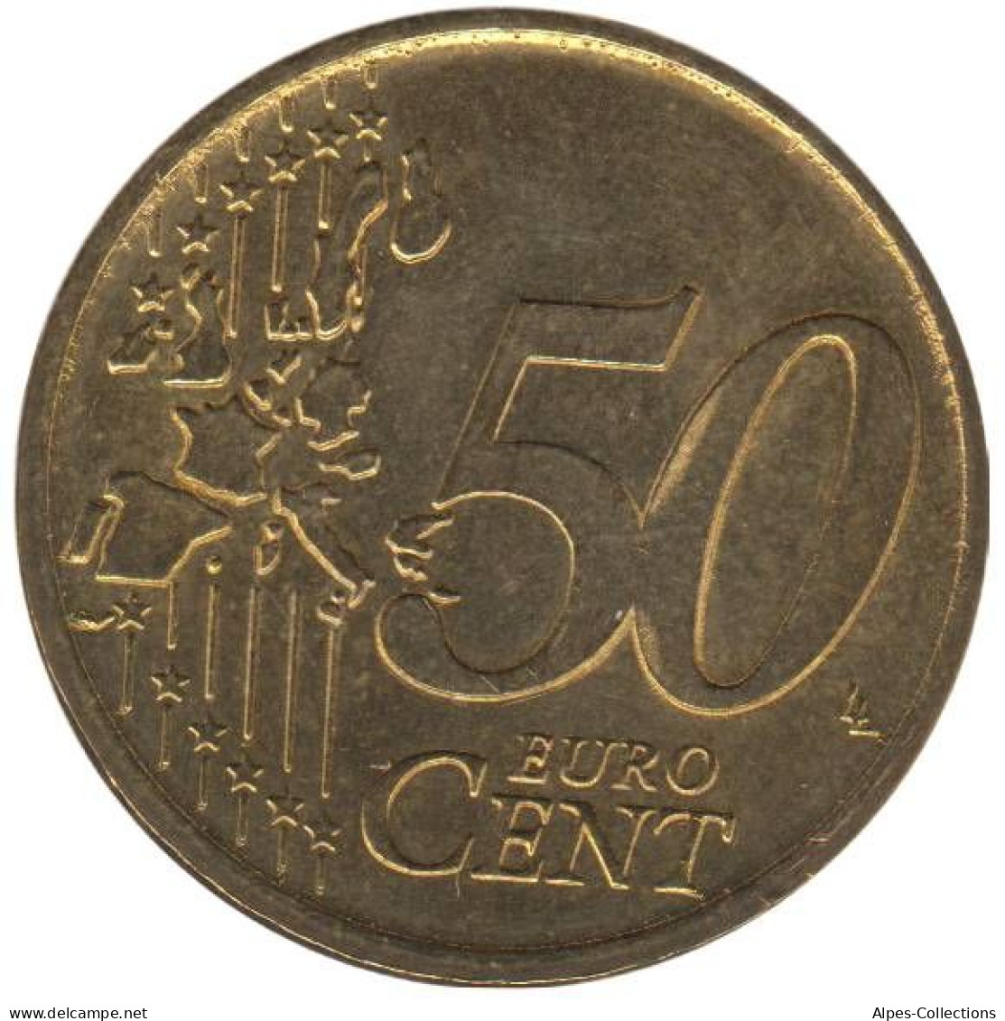 GR05002.2 - GRECE - 50 Cents - 2002 F - Atelier France - Grèce