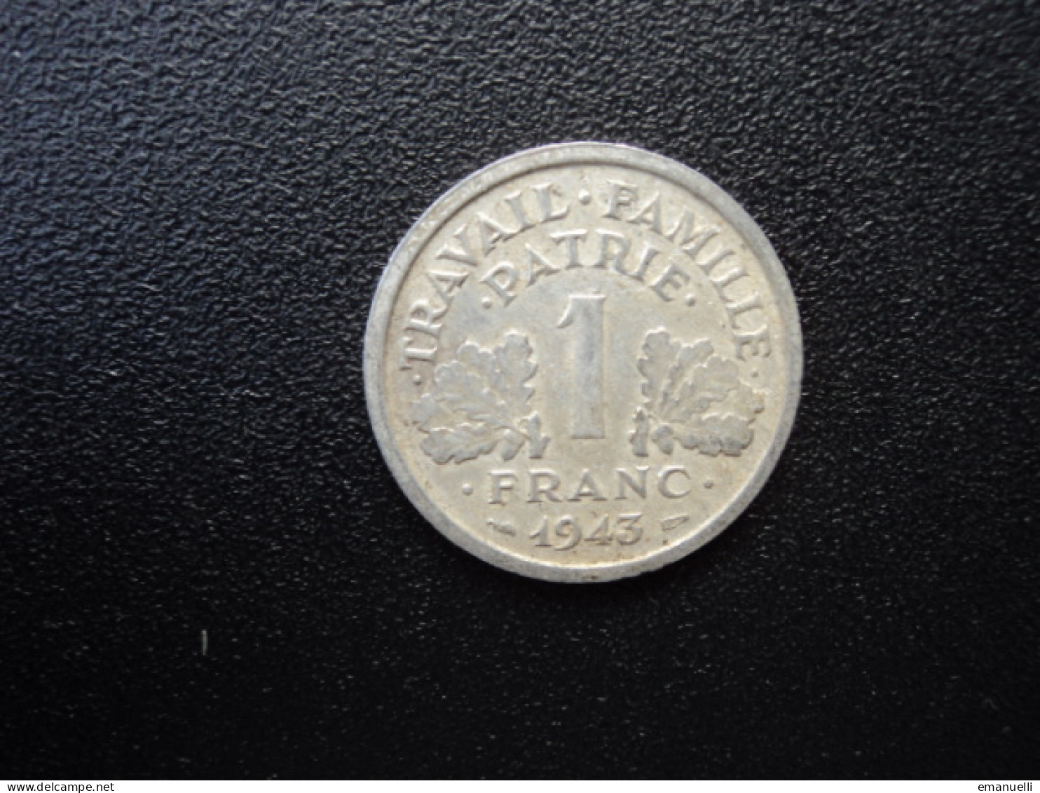 FRANCE * : 1 FRANC   1943    F.223 ** / G.47 **1 / KM 902.1 **     TB - 1 Franc