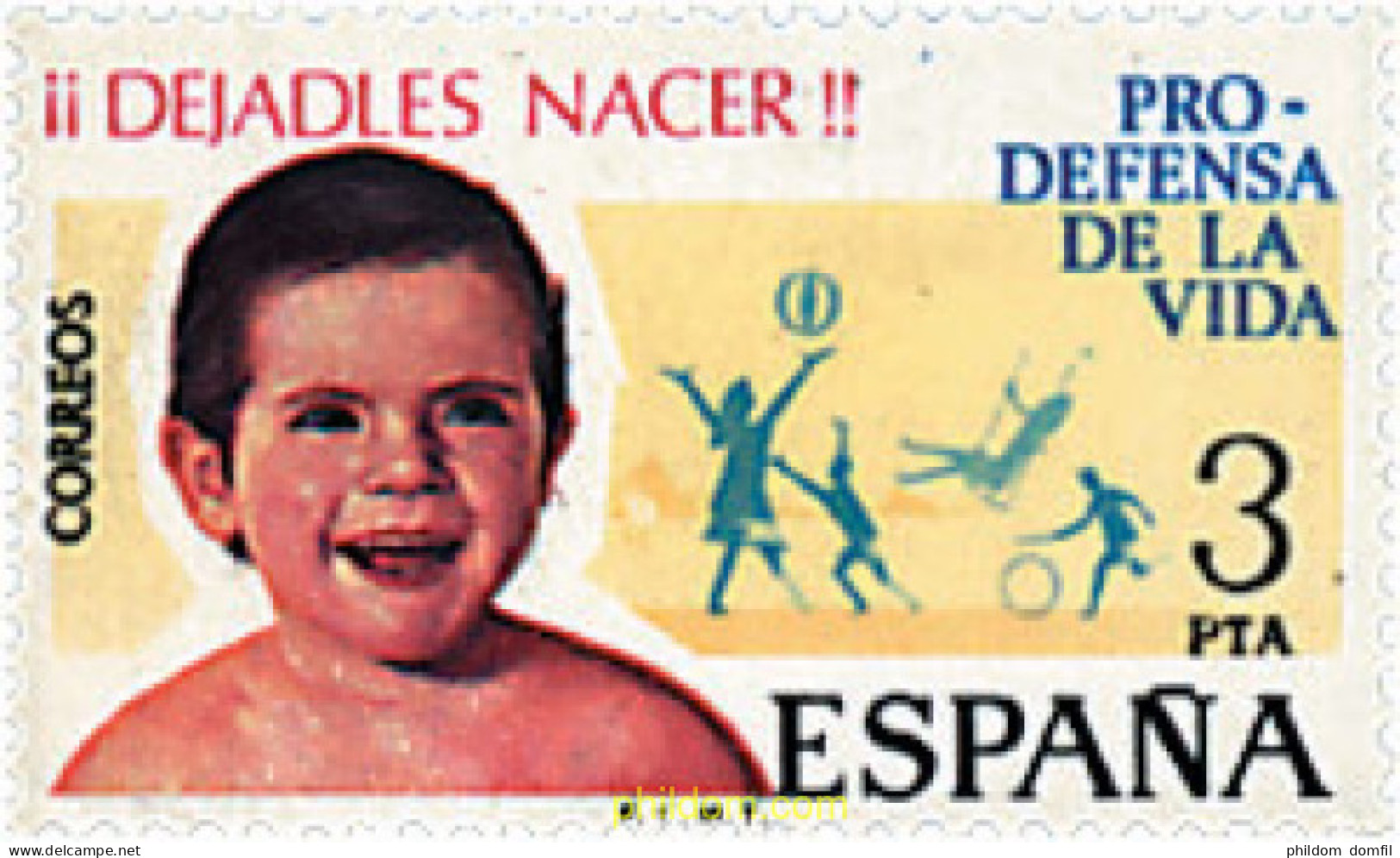 85691 MNH ESPAÑA 1975 CAMPAÑA PRO DEFENSA DE LA VIDA - Unused Stamps