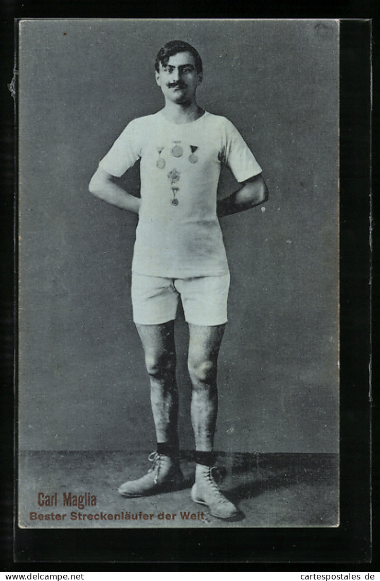 AK Carl Maglia, Bester Streckeläufer Der Welt  - Leichtathletik