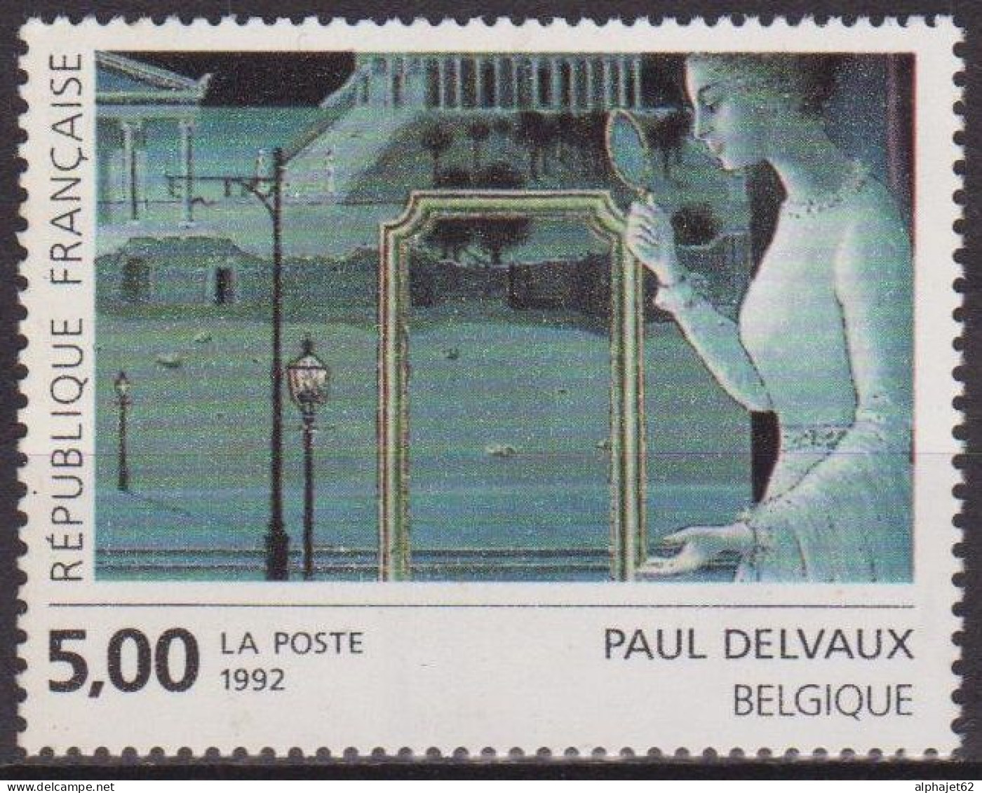 Art Contemporain, Peinture - FRANCE - Paul Delvaux: Le Rendez-vous D'Ephèse - N° 2781 ** - 1992 - Ungebraucht