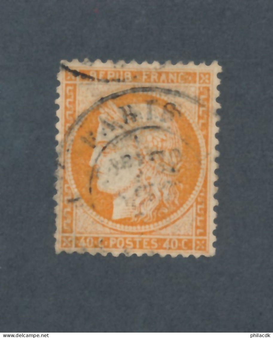 FRANCE - N° 38 OBLITERE AVEC CAD PARIS - COTE : 12€ - 1870 - 1870 Siège De Paris