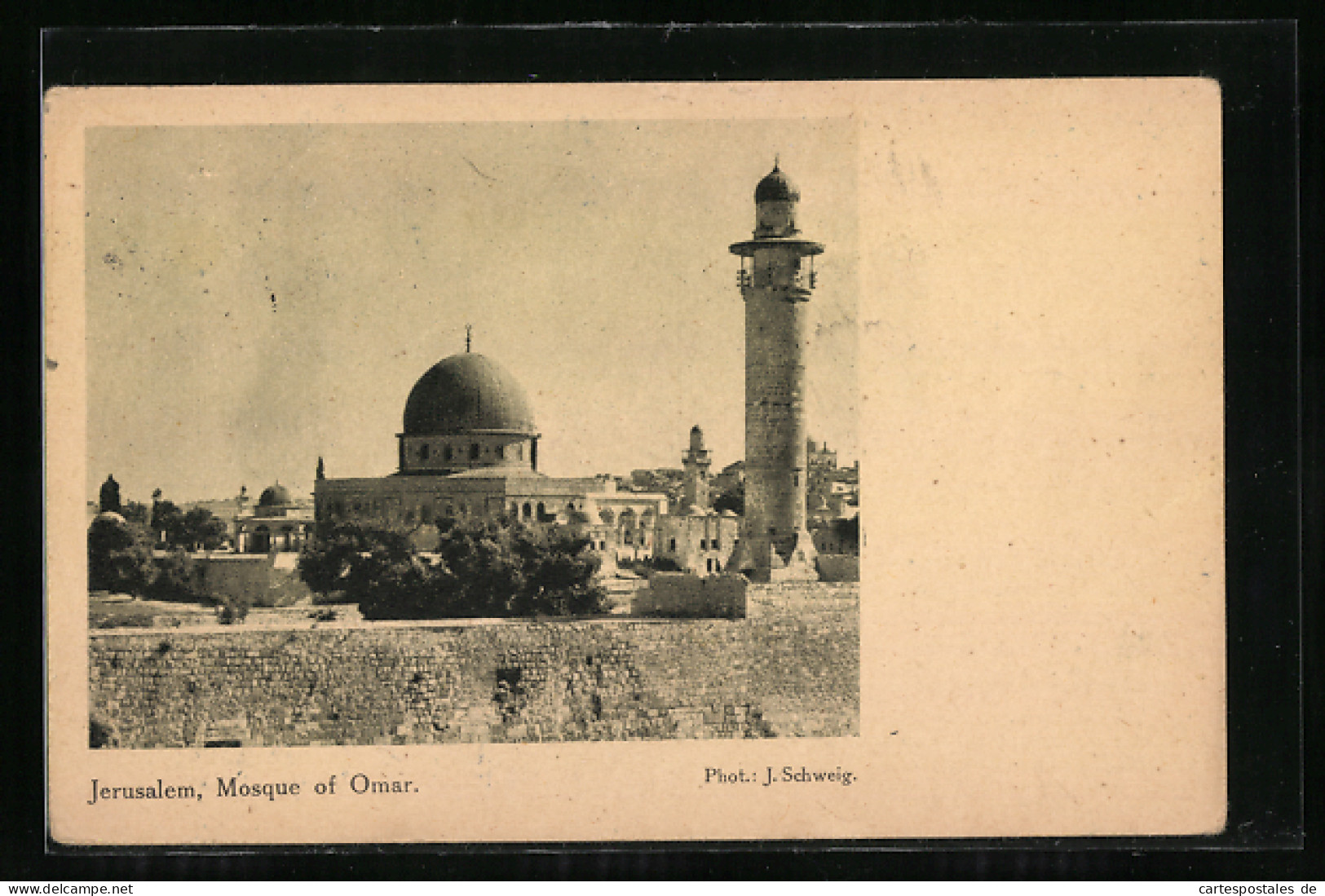 AK Jerusalem, Mosque Of Omar  - Palästina