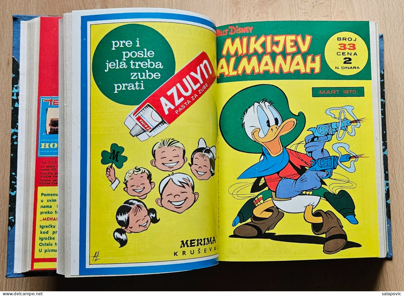 MIKIJEV ALMANAH 12 Numbers Bound 31 - 42, Vintage Comic Book Yugoslavia Yugoslavian Mickey Mouse Disney Comics - Stripverhalen & Mangas (andere Talen)