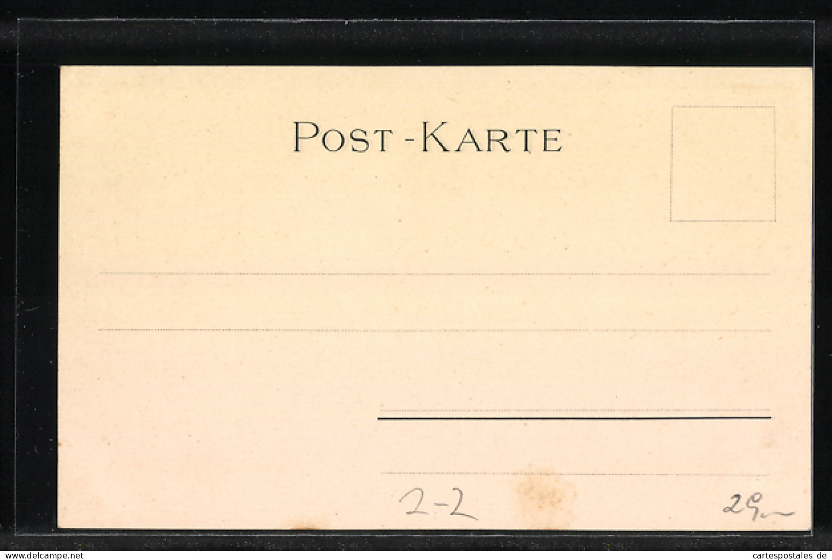 AK Deutsche Briefmarken 1 Groschen, 20 Centimes, 1 Kreuzer, 1 1 /4 Schilling  - Timbres (représentations)