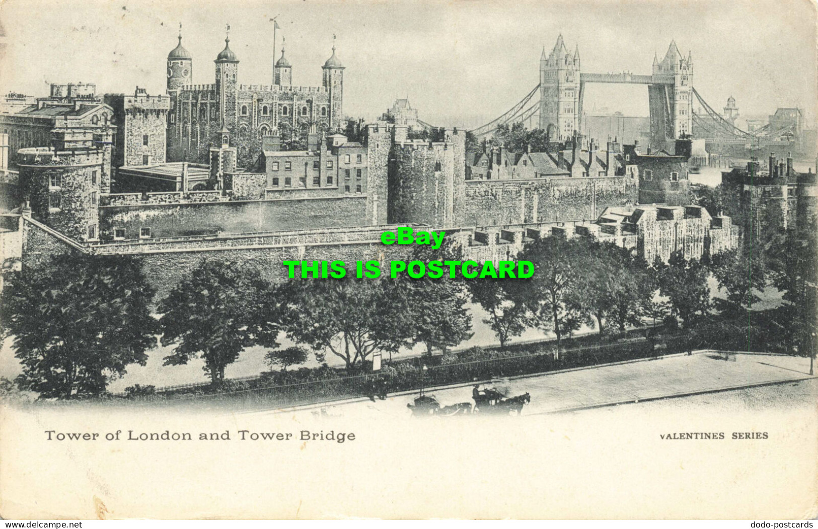 R598849 Tower Of London And Tower Bridge. Valentines Series. 1903 - Other & Unclassified