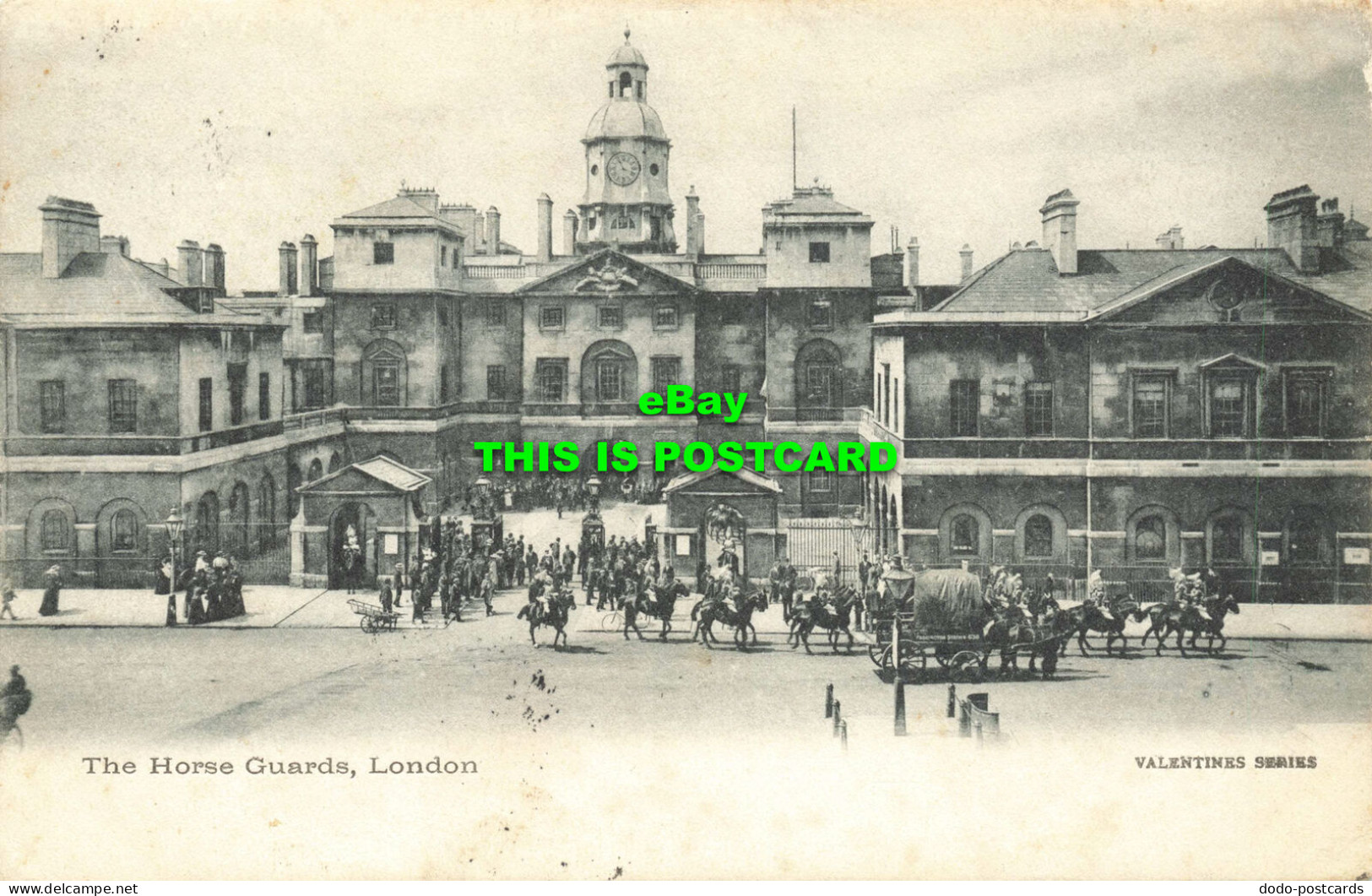 R598850 London. The Horse Guards. Valentines Series. 1903 - Andere & Zonder Classificatie