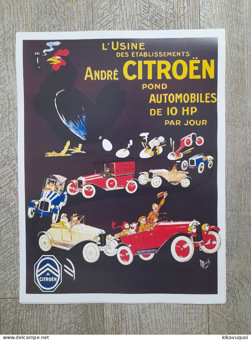 CITROEN HP - AFFICHE POSTER - KFZ