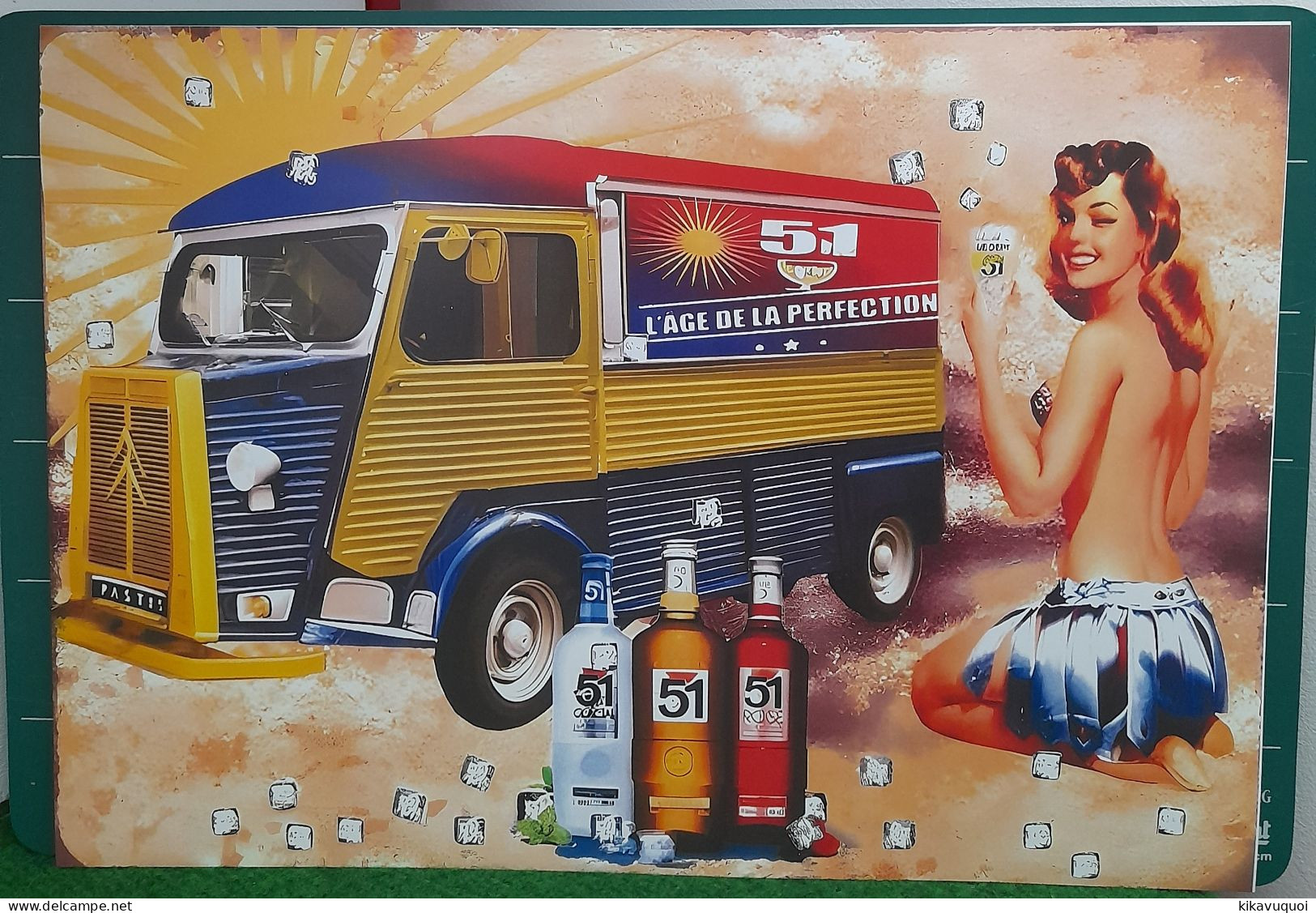 CITROEN HY - TYPE H - PASTIS 51 - AFFICHE POSTER - Voitures