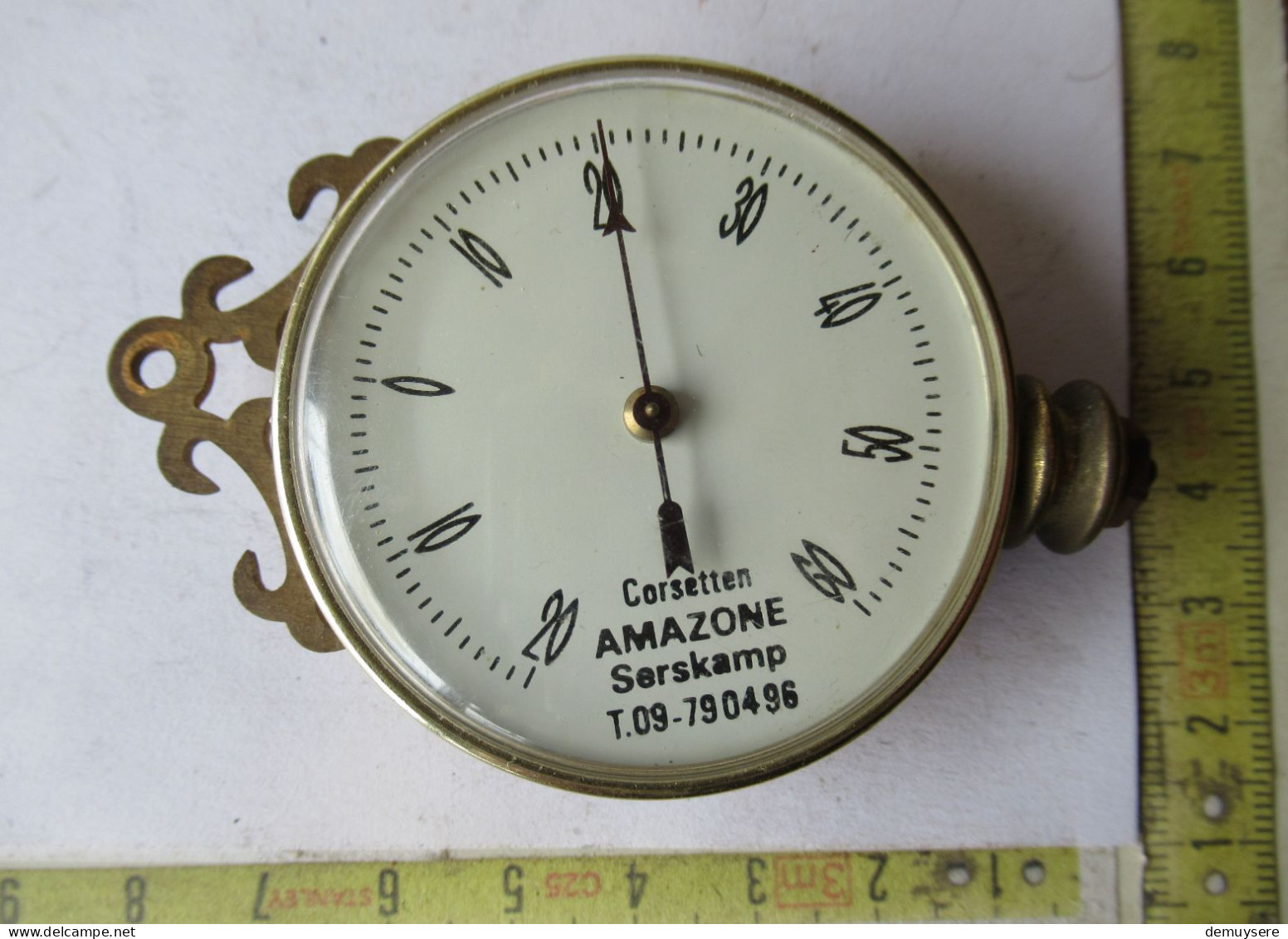 LADE B - Thermometer - Corsetten AMAZONE SERSKAMP - Antiek Gereedschap