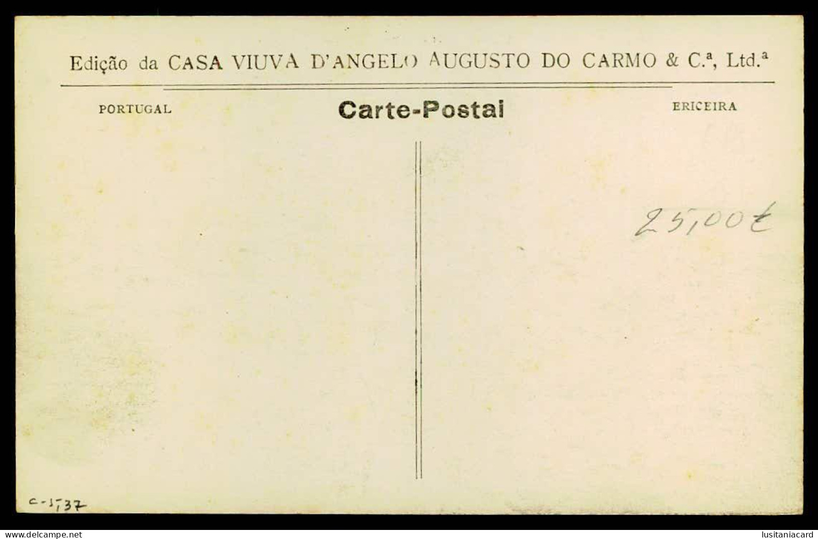 MAFRA - ERICEIRA - MOINHOS -Outeiro E Moinho Novo.(Edição Da Casa Viuva D'Angelo Augusto Do Carmo & C.ª, Ltd.ª)  Postale - Lisboa