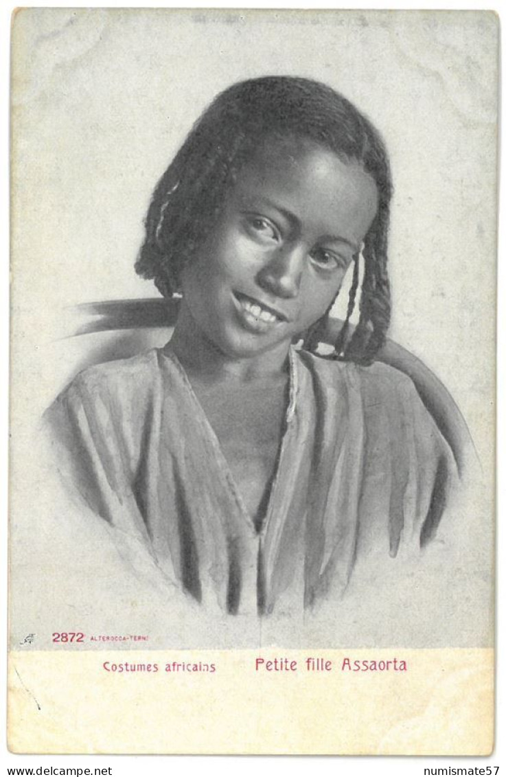 CPA Costumes Africains - Petite Fille Assaorta - Ed. Alterocca Terni N°2872 - Erythrée