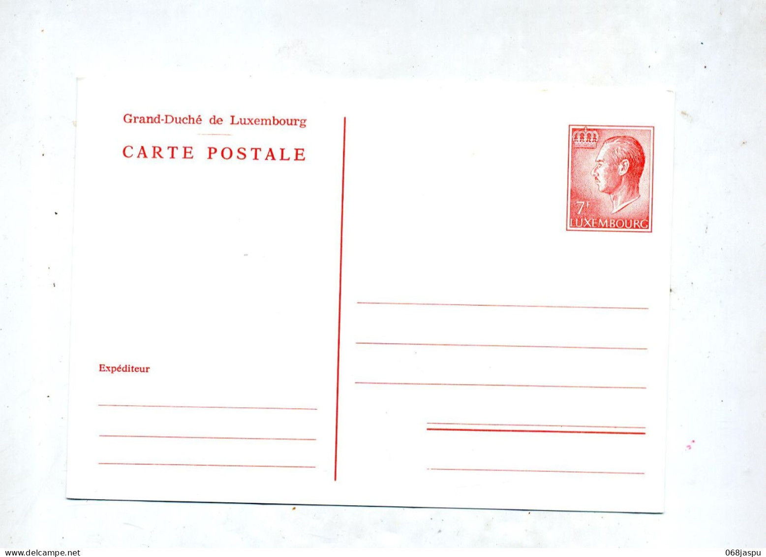 Carte Postale 7 Roi - Stamped Stationery