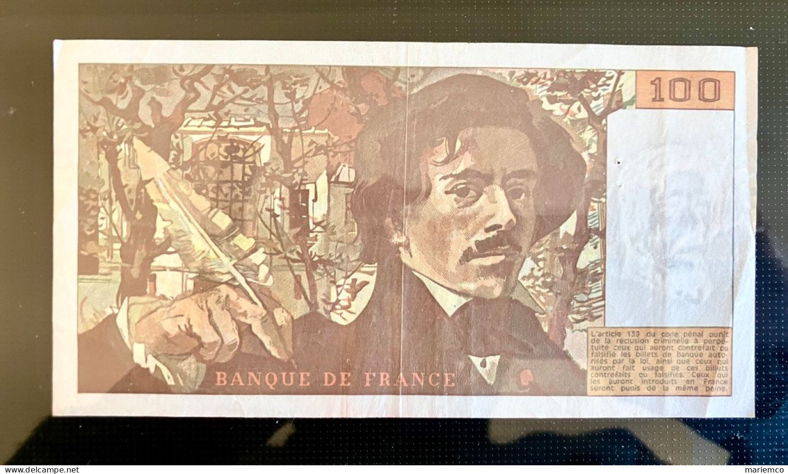 FRANCE BILLET 100FRS DELACROIX J.248  - 1993 - 100 F 1978-1995 ''Delacroix''