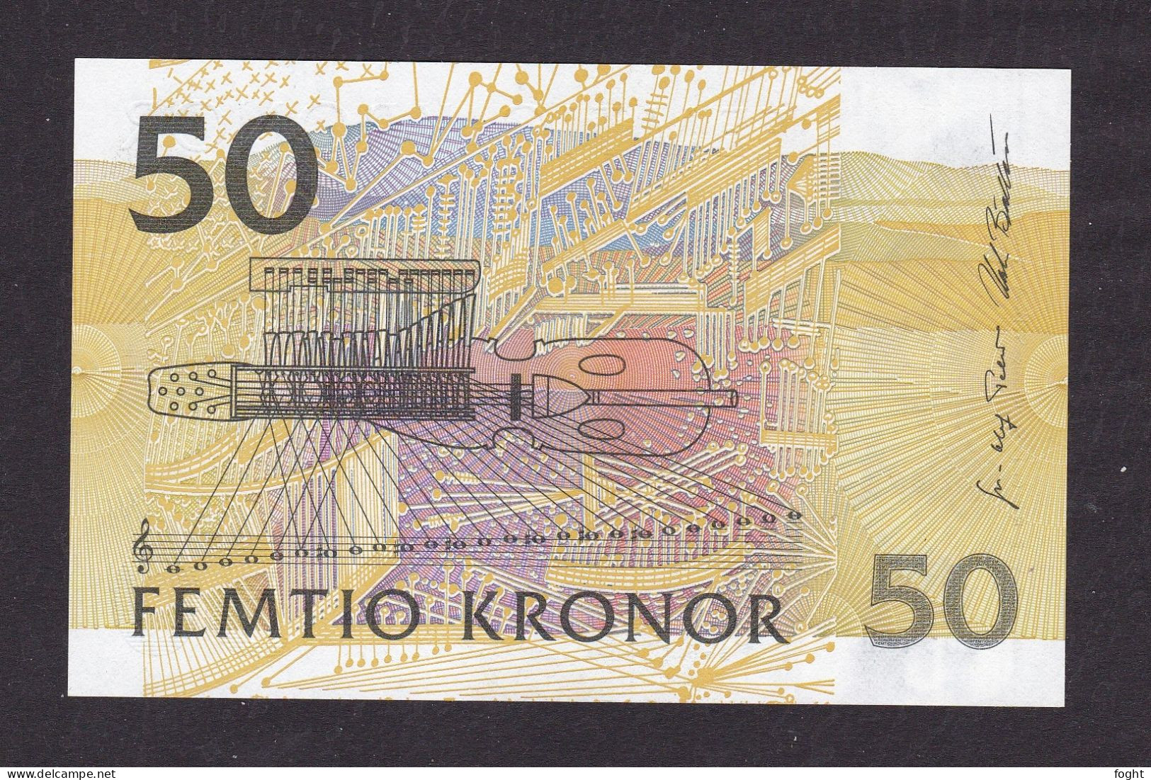 (199)6 Sweden Sveriges Riksbank Banknote 50 Kronor,P#62A - Sweden