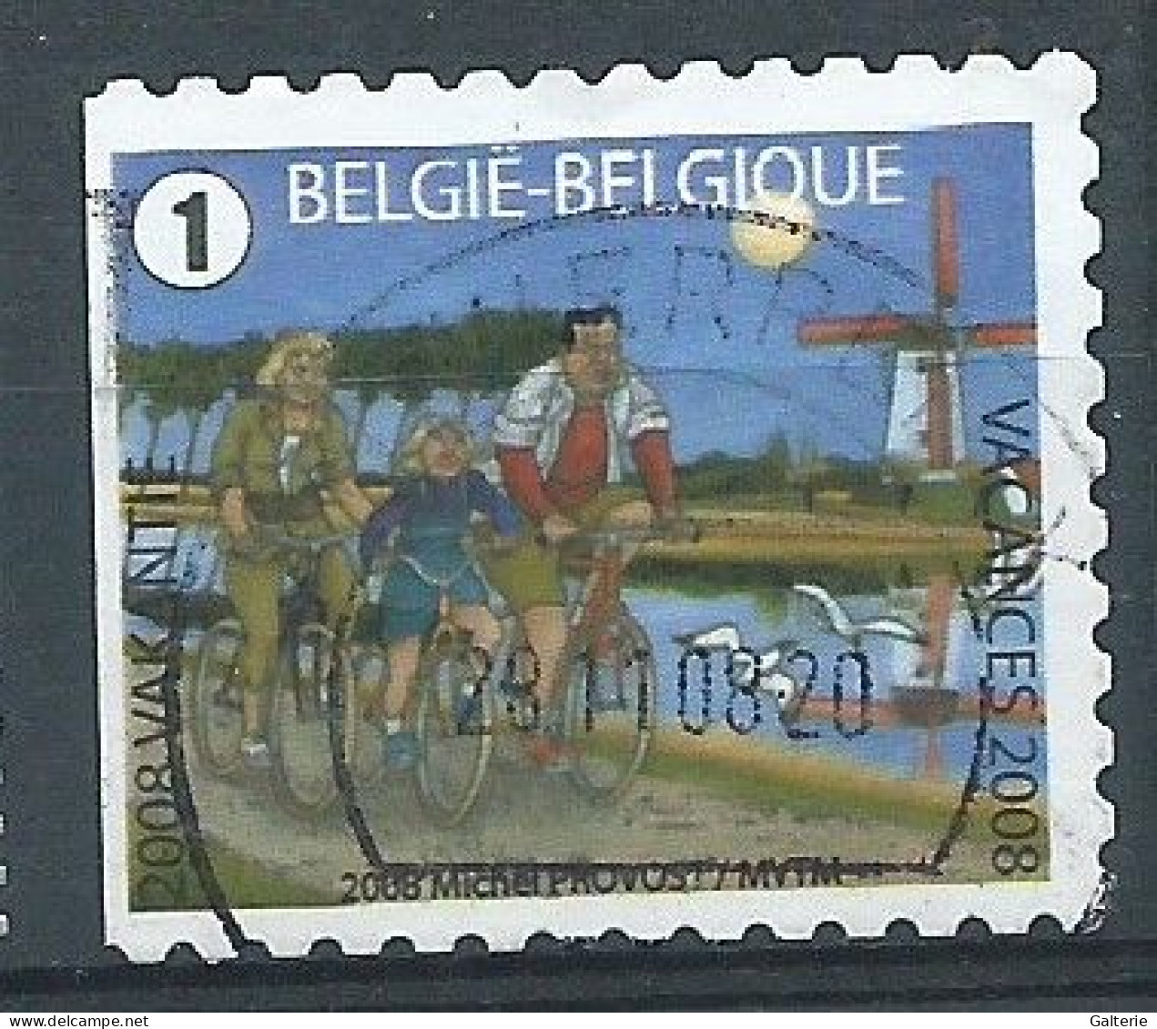 BELGIQUE Obl - 2008 -  - YT  N° 3774- Marche Et Vélo - Gebraucht