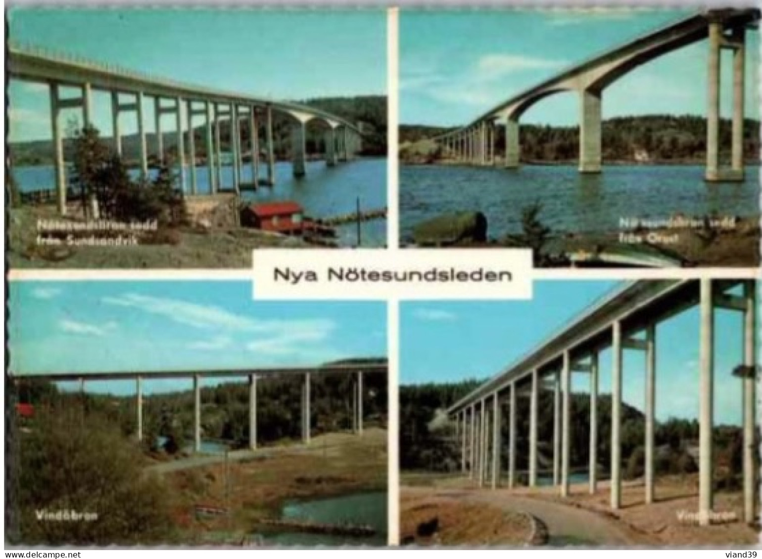 Nouveaux Ponts. -  Nötesundbron And Vindöbron. .  -  Non Circulée - Zweden