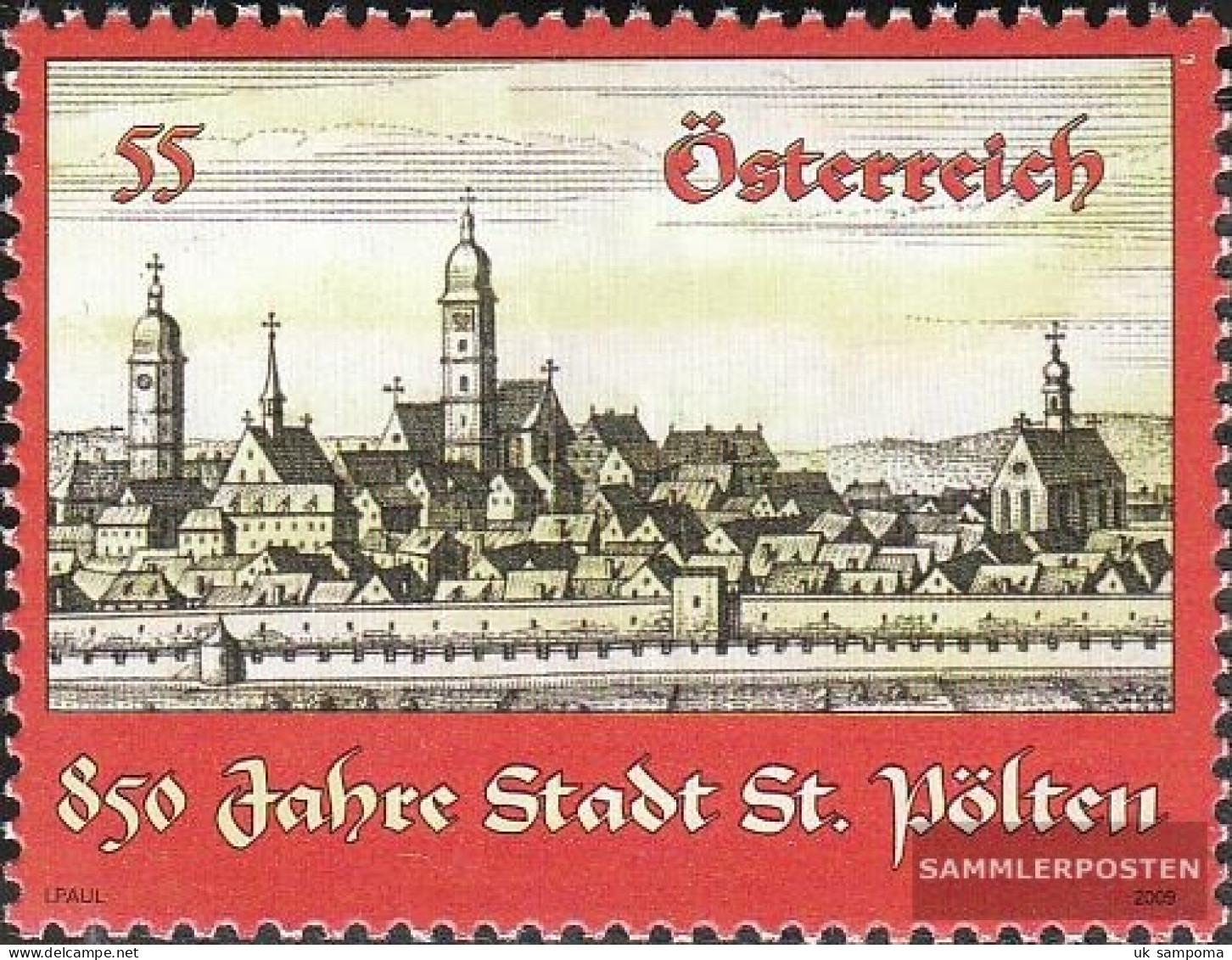 Austria 2805 (complete Issue) Unmounted Mint / Never Hinged 2009 St. Pölten - Unused Stamps