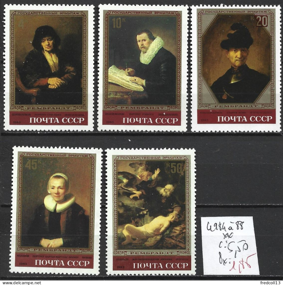 RUSSIE 4984 à 88 ** Côte 5.50 € - Unused Stamps