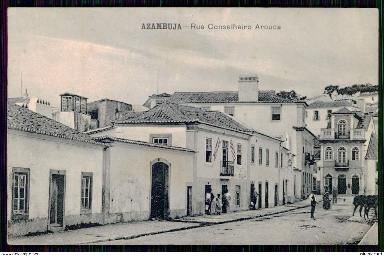 AZAMBUJA  - Rua Concelheiro Arouca. ( Ed. J. F. C. Heitor)  Carte Postale - Lisboa