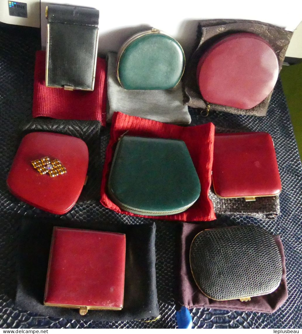 Lot 8 Poudriers Cuir - Accessories