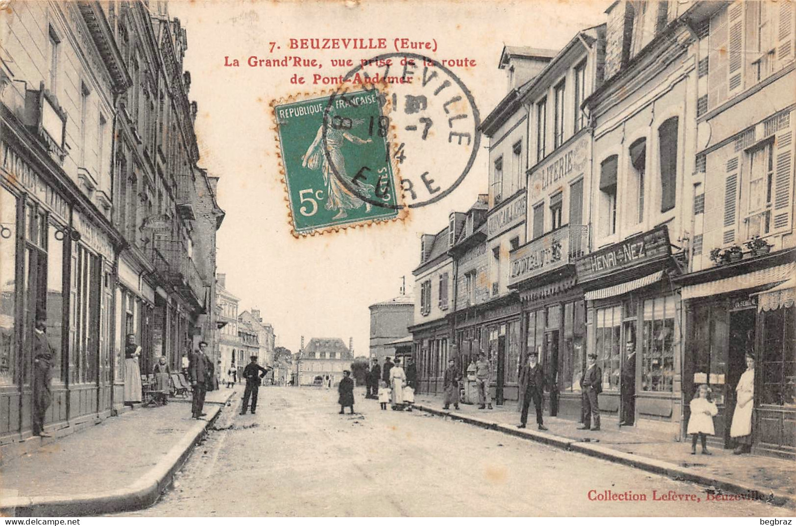 BEUZEVILLE     LA GRANDE RUE COMMERCE - Other & Unclassified