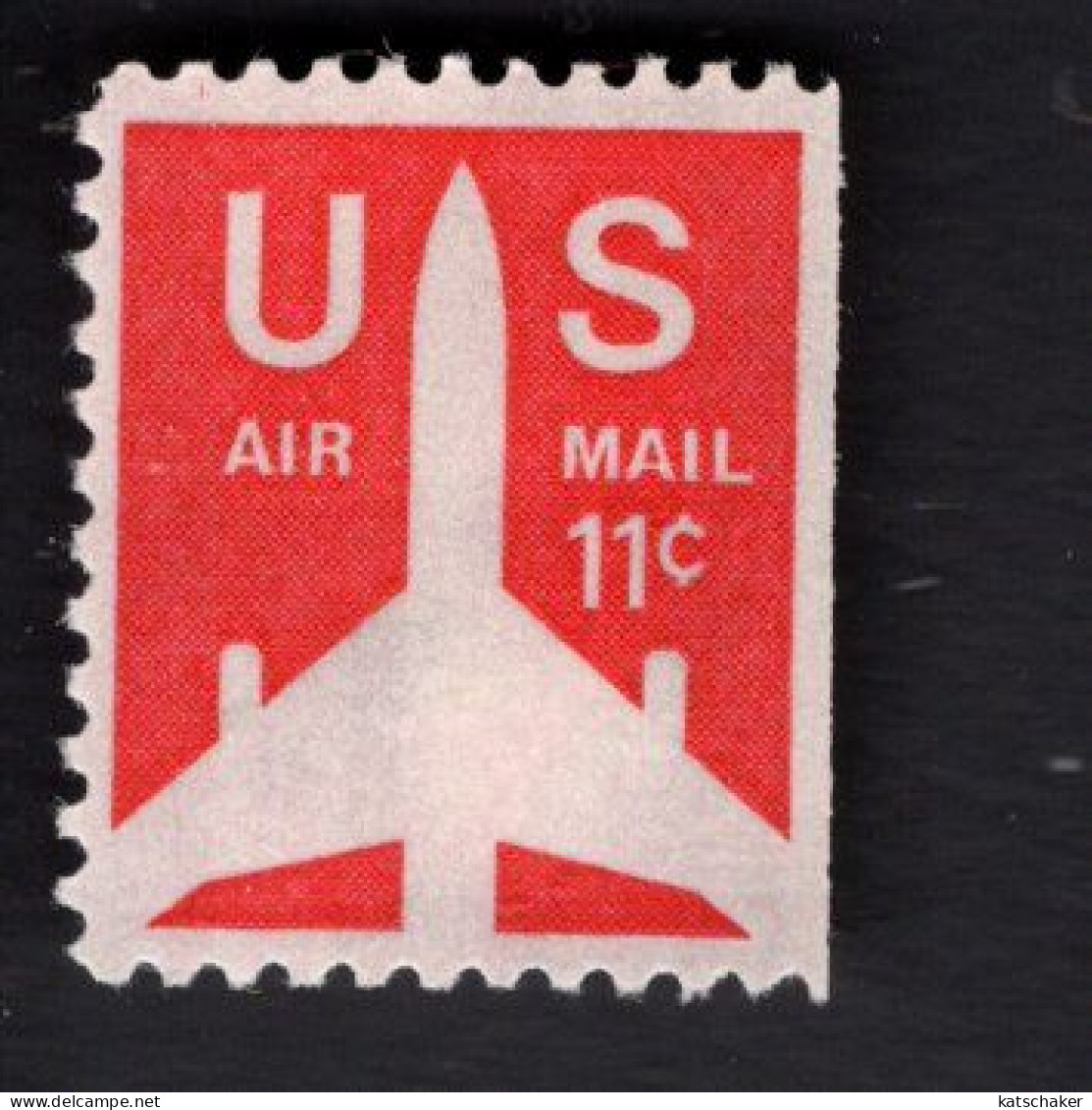 2021719469 1971 SCOTT C78 (XX) POSTFRIS MINT NEVER HINGED - SILHOUETTE OF JET AIRLINER - BOOKLET STAMP RIGHT  IMPERFORAT - 3b. 1961-... Ongebruikt