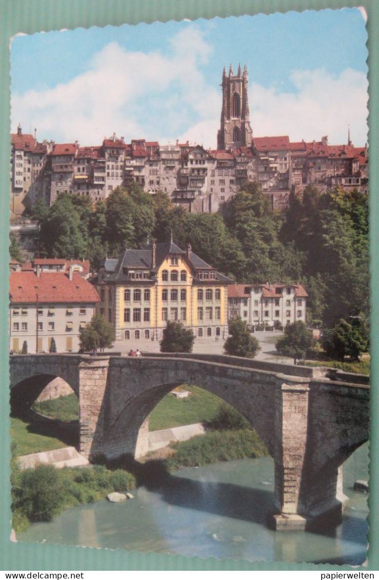 Fribourg - Le Pont St. Jean Et Vue Gernerale - Fribourg