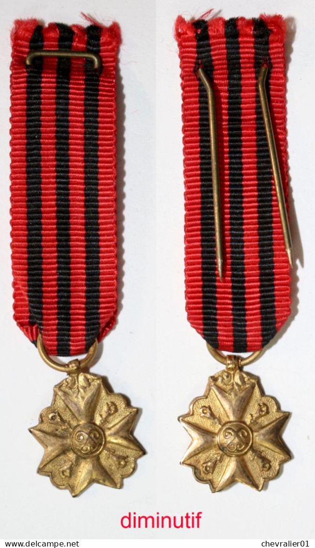 Médaille-BE-036A-di_Médaille Civique 3eme Classe_diminutif_20-28 - België