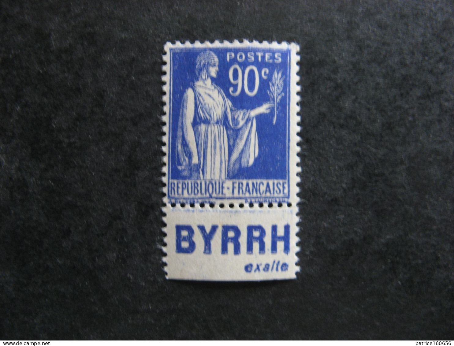 A). TB N° 368a, Neuf X. Avec PUB Inférieure " BYRRH ". - Neufs