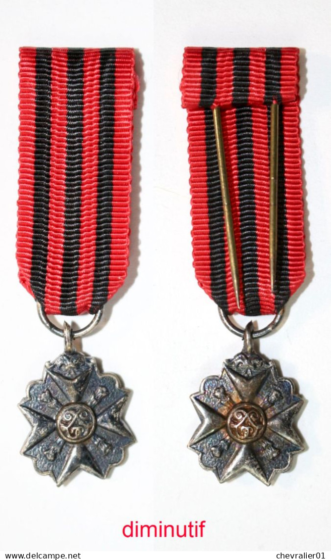Médaille-BE-033A-di_Médaille Civique 2eme Classe_diminutif_D_20-28 - Belgio