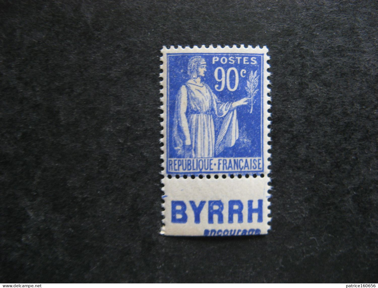 B). TB N° 368a, Neuf X. Avec PUB Inférieure " BYRRH ". - Unused Stamps