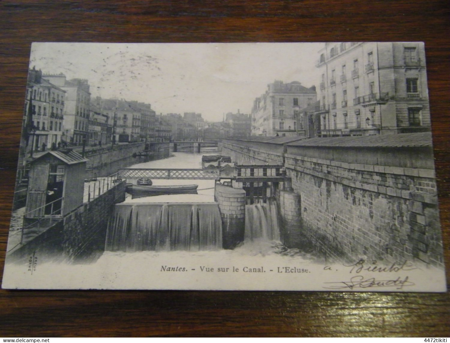 CPA - Nantes (44) - Vue Sur Le Canal - L'Ecluse - 1904 - SUP (HW 14) - Nantes