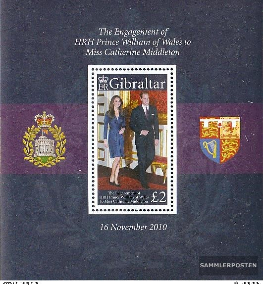 Gibraltar Block98 (complete Issue) Unmounted Mint / Never Hinged 2011 Engagements Prince William - Gibraltar