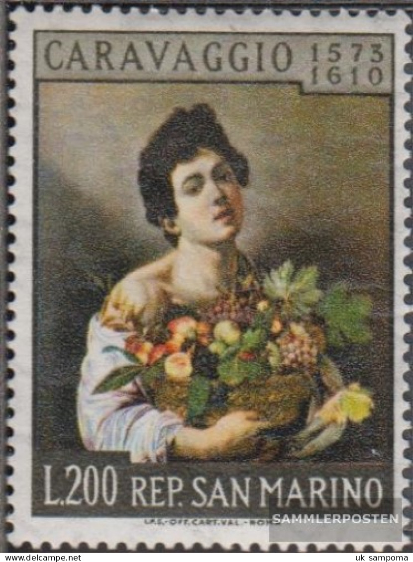San Marino 681 (complete Issue) Unmounted Mint / Never Hinged 1960 Michelangelo Da Caravaggio - Unused Stamps
