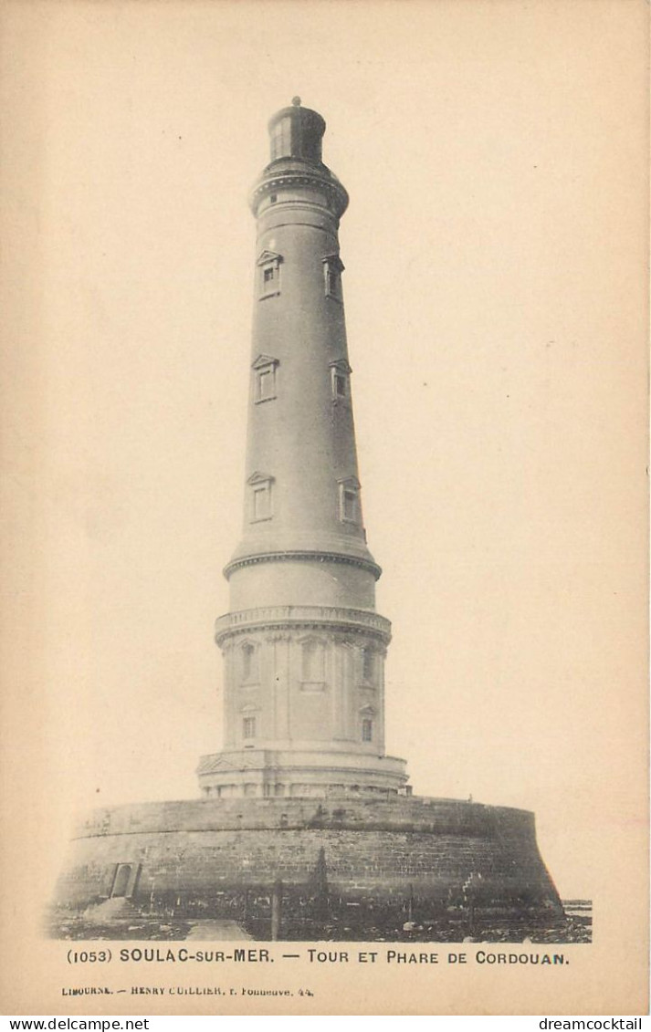 33 SOULAC-SUR-MER. Tour Et Phare De Cordouan Vers 1900 - Soulac-sur-Mer