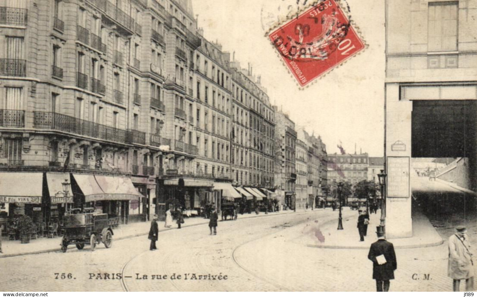 France > [75] Paris (15em) - La Rue De L'arrivée - 7458 - Arrondissement: 15