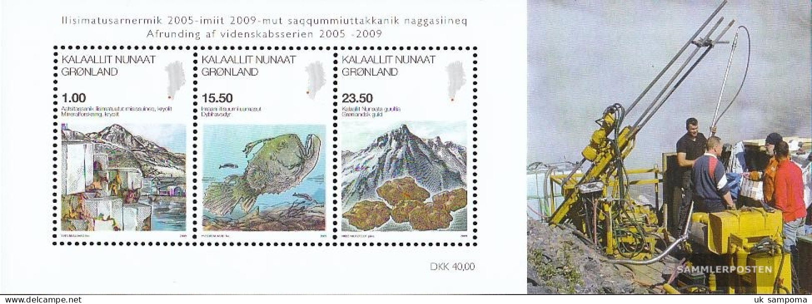 Denmark - Greenland Block46 (complete Issue) Unmounted Mint / Never Hinged 2009 Science - Blocks & Kleinbögen