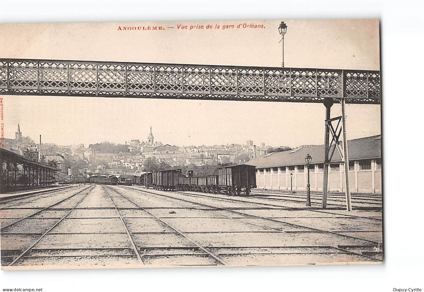 ANGOULEME - Vue Prise De La Gare D'Orléans - Très Bon état - Angouleme