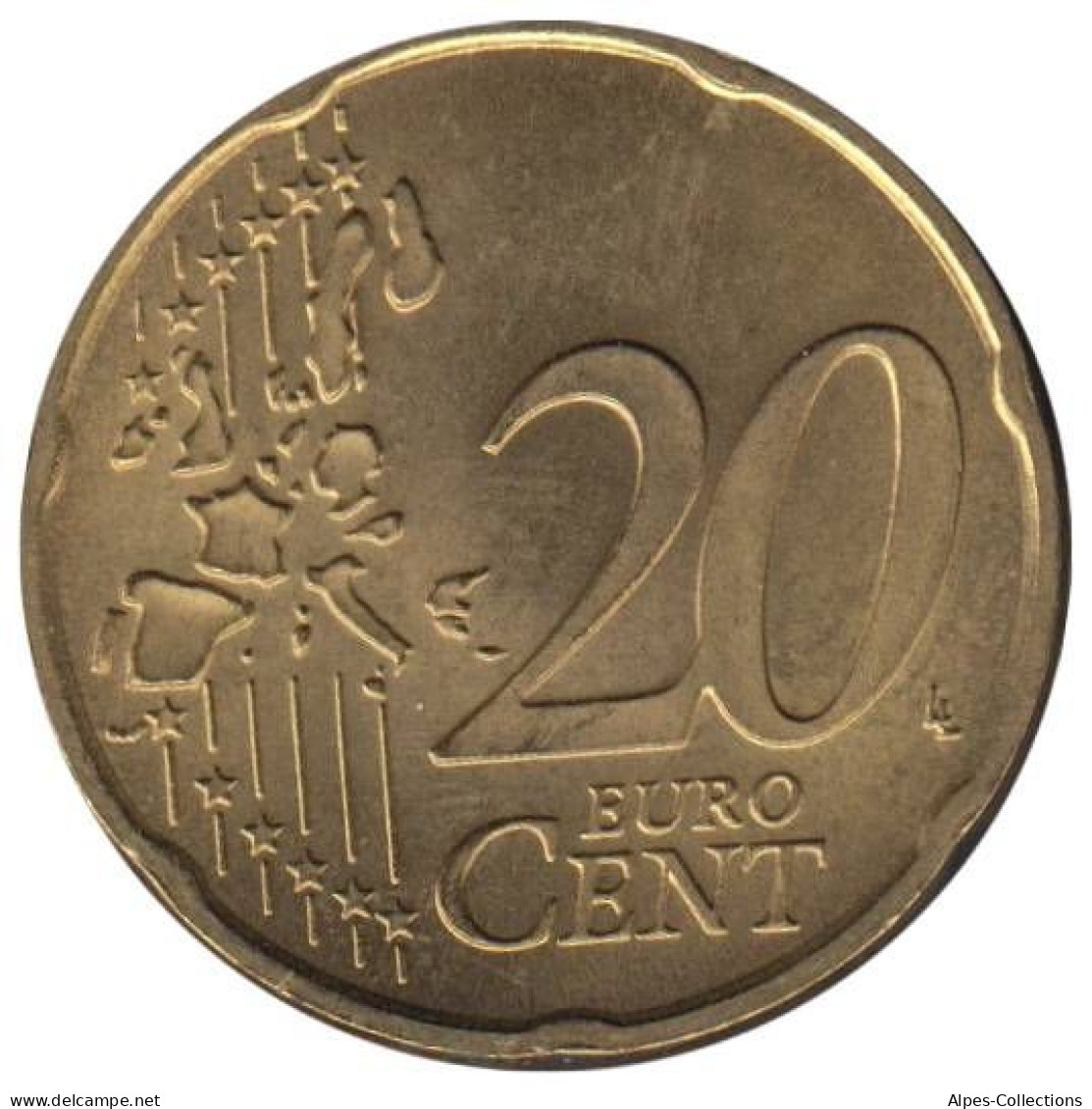 LU02003.1 - LUXEMBOURG - 20 Cents - 2003 - Luxemburg