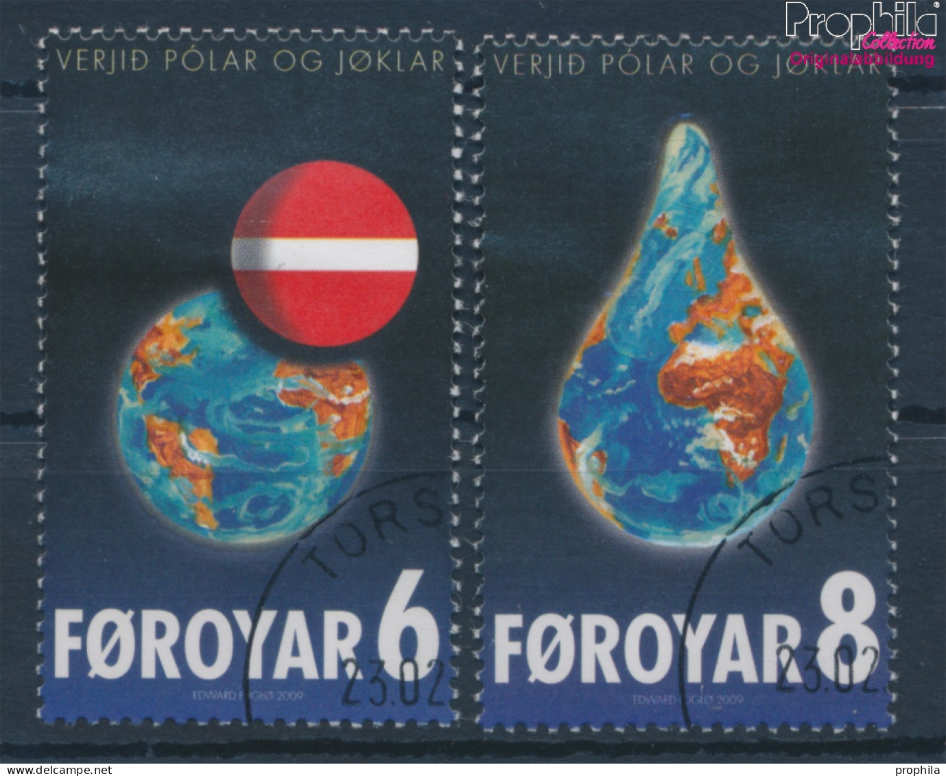 Dänemark - Färöer 667-668 (kompl.Ausg.) Gestempelt 2009 Schutz Der Polargebiete (10400827 - Isole Faroer