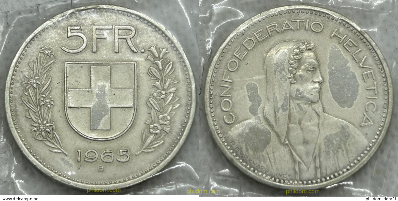 3822 SUIZA 1965 5 FRANCOS 1965 SUIZA - Other & Unclassified